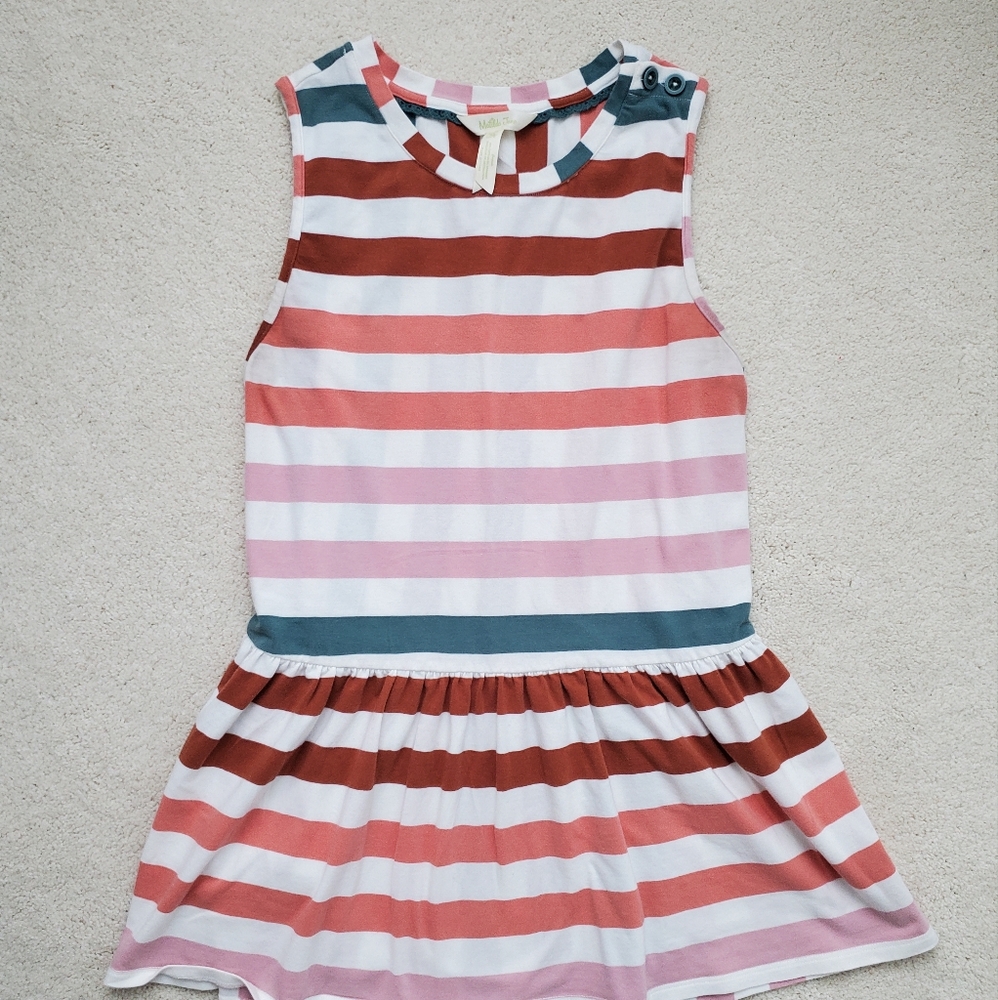 Matilda Jane The Darling Day Tank Striped Peplum Top szXS